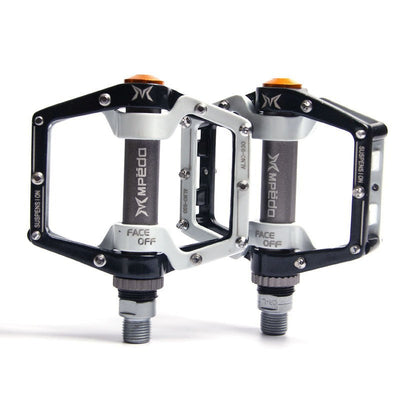 Mpeda Dead Fly Mountain Bike Bearing Pedal Ultra-Light CNC Aluminum Alloy Anti-Skid Two Peilin Pedal - Korvel