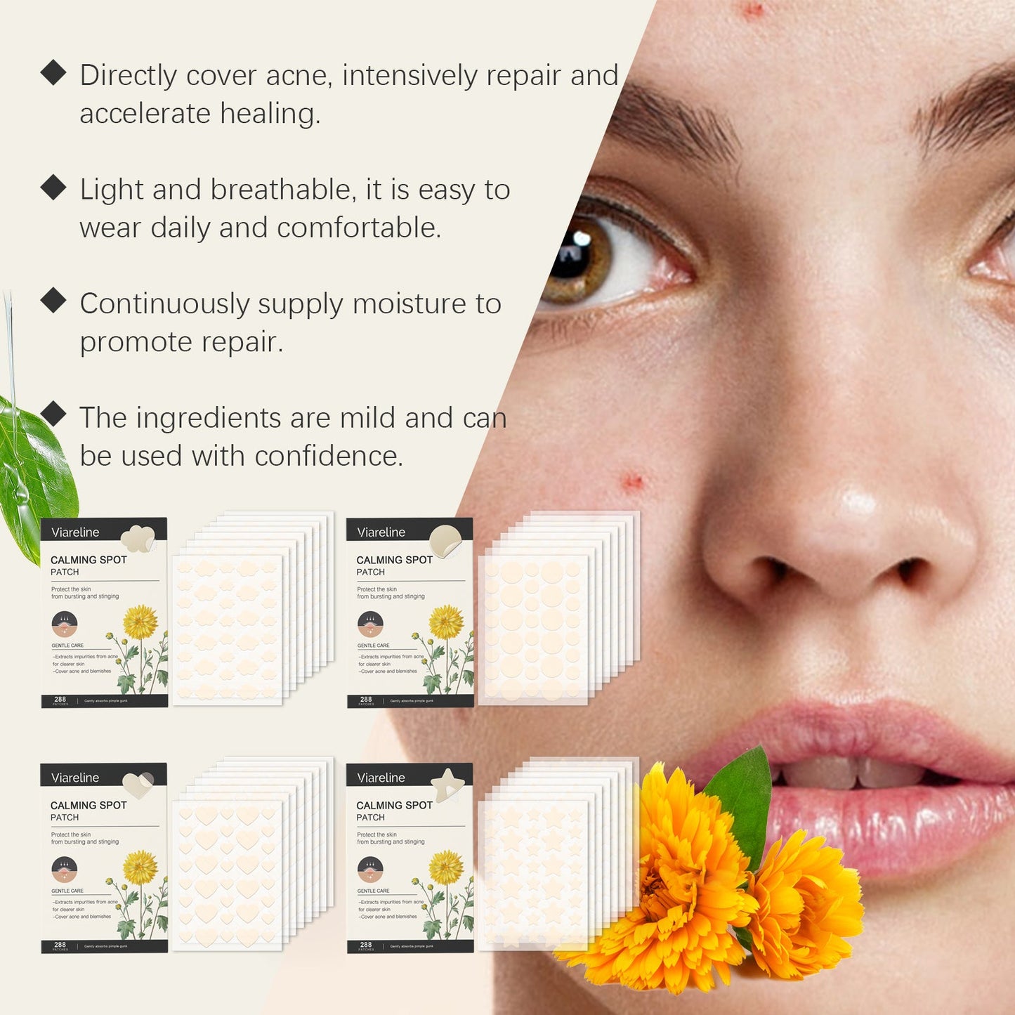 Acne Patch Care Series Gentle Cleansing Acne Facial Invisible Patch - Korvel