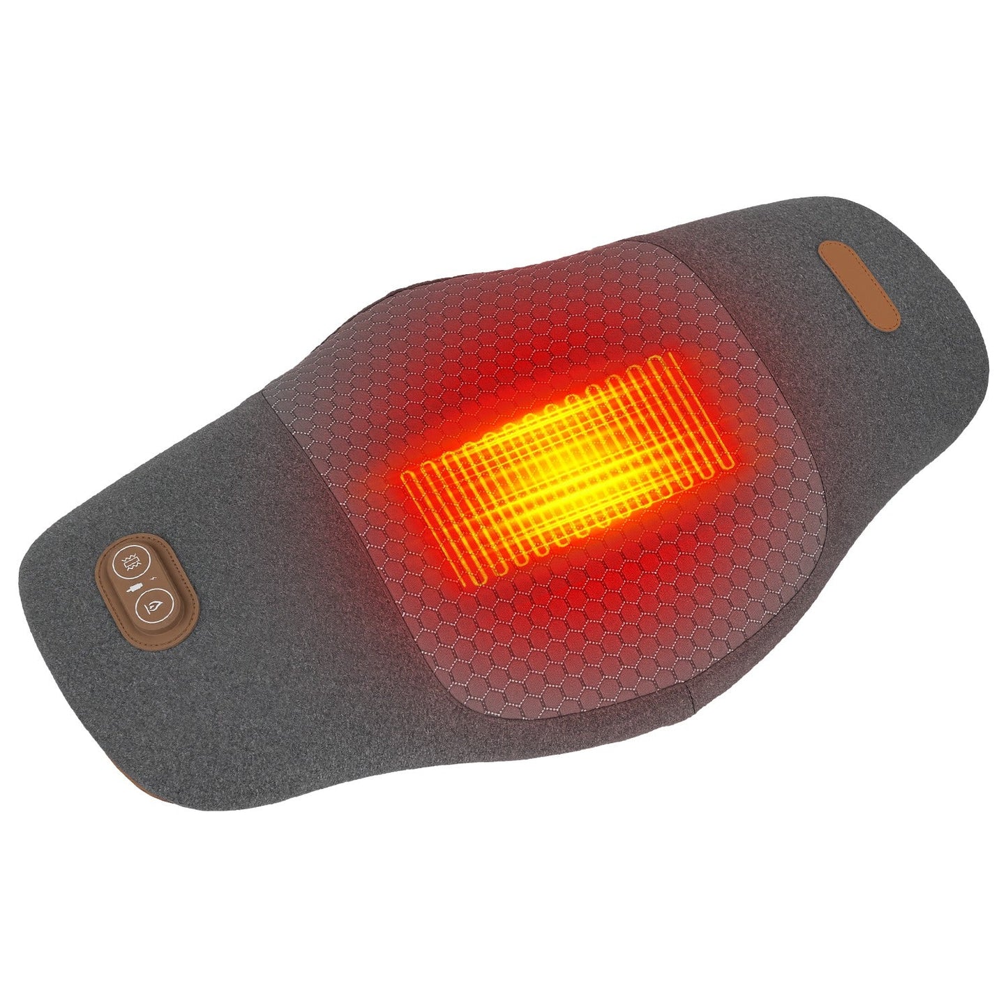 Cojín Masajeador Lumbar Eléctrico 2 en 1 con Calor y Vibración