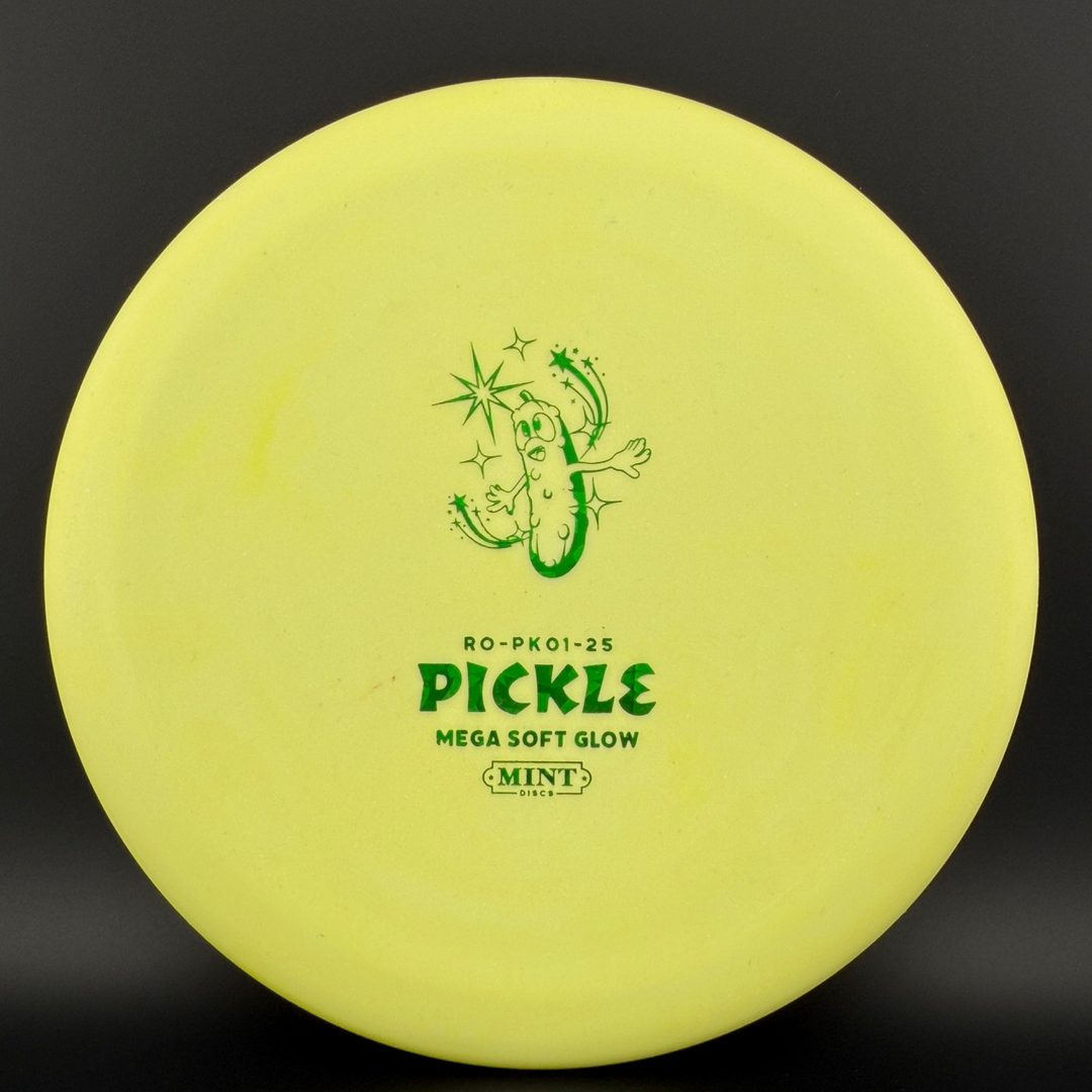Mega Soft Glow Royal Pickle - First Run Disc Golf Disc