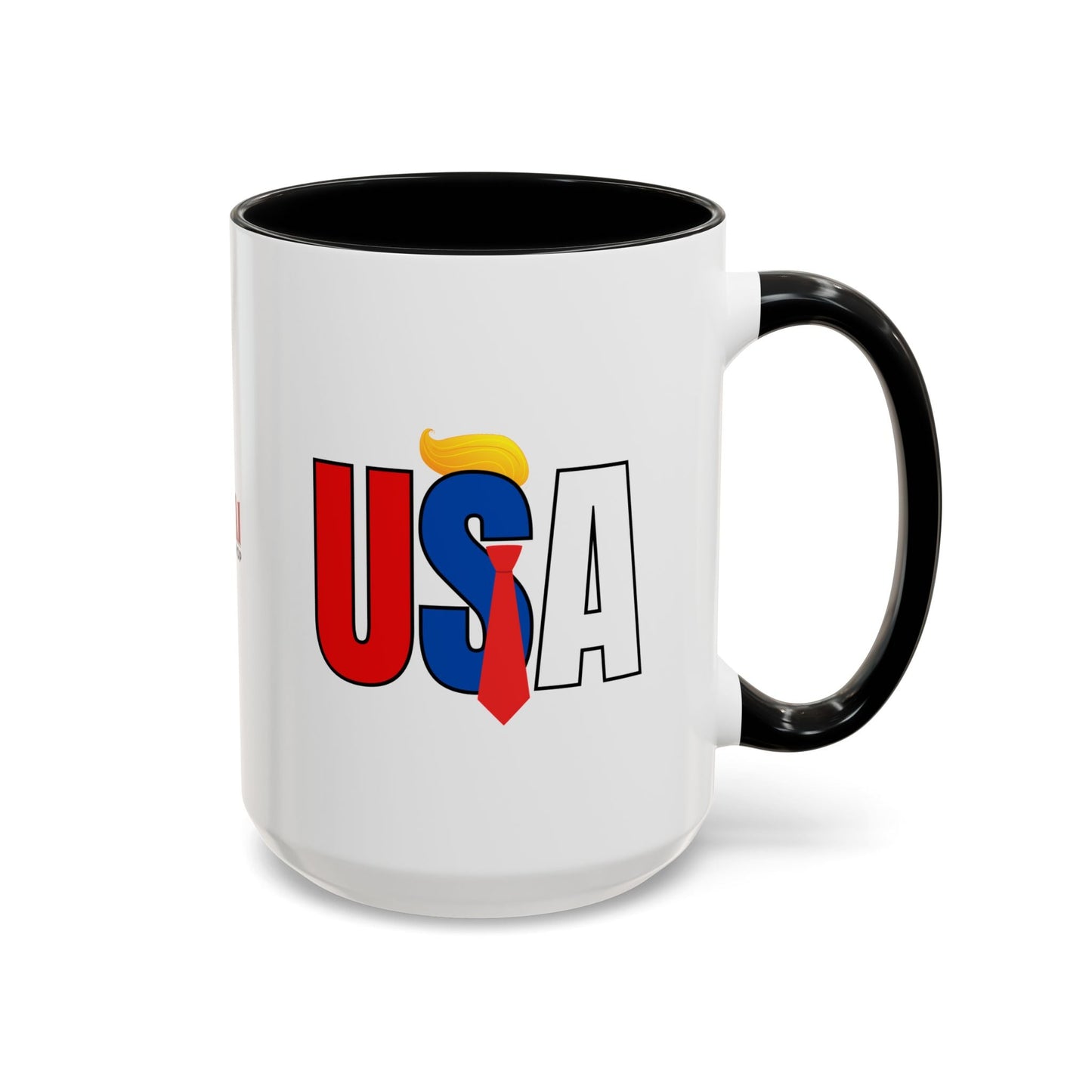 Taza de café con acento vibrante de EE. UU.
