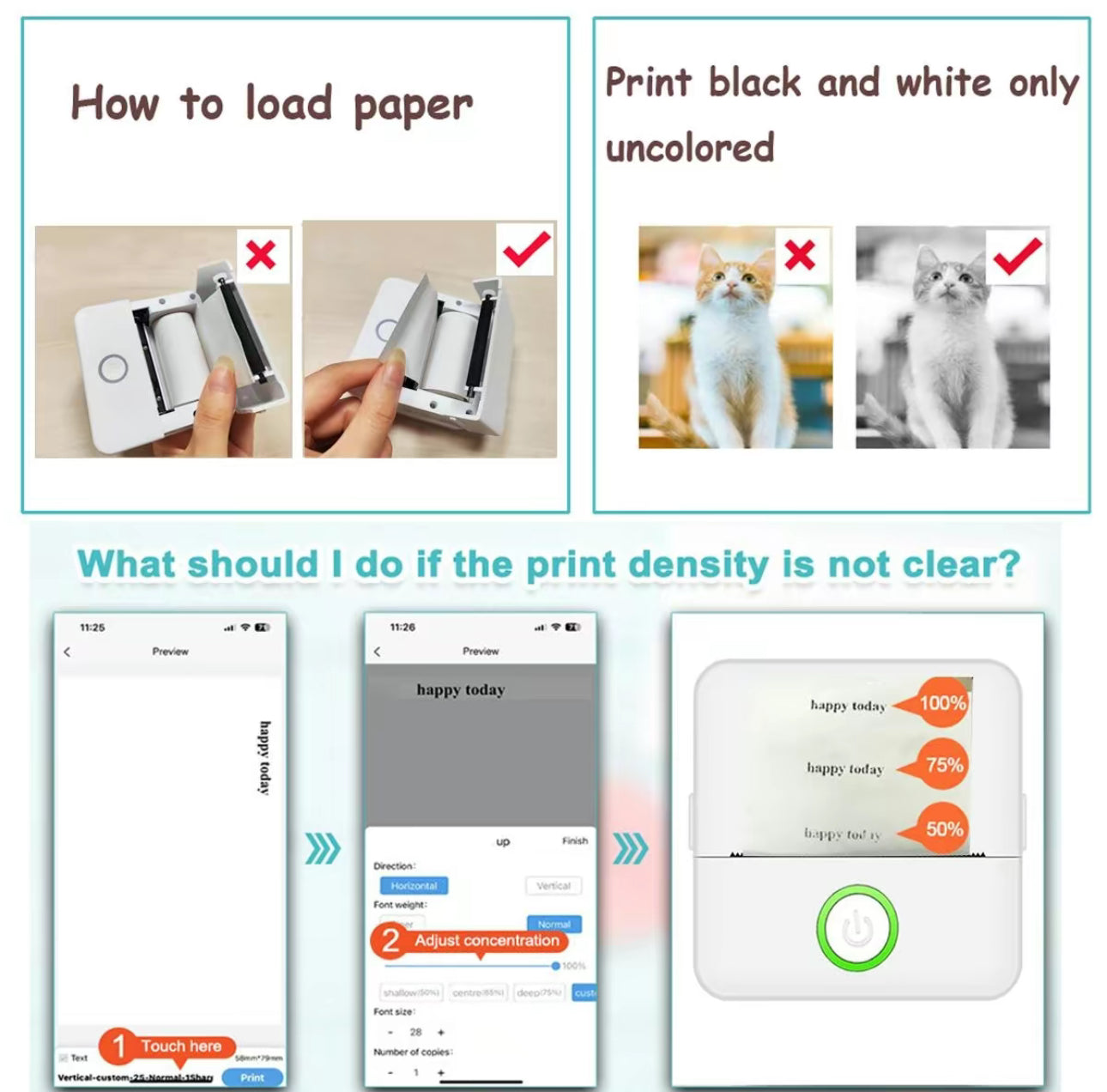 PrintiGo Mini Printer - Korvel