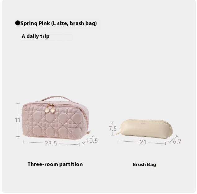 Portable Travel Makeup Bag - Stylish & Functional