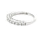 Genuine .50ct Diamond Wedding Band Ring in 14KT White Gold