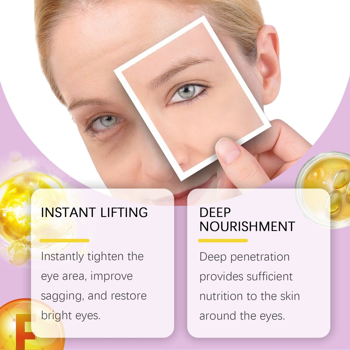 Eye Cream Gentle, Delicate, Moisturizing, Soft, Brightening, Firming And Massaging Eye Care Cream - Korvel