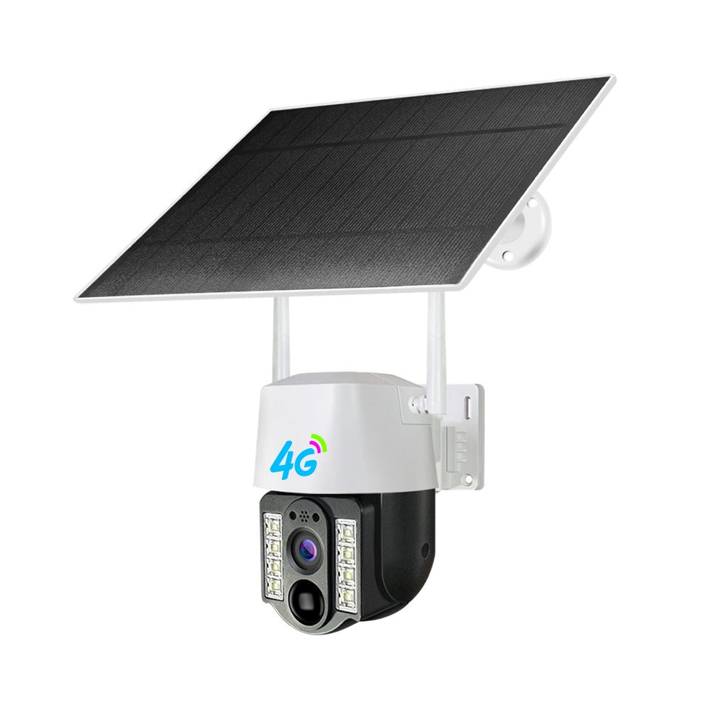V380 New Arrival 3MP Wireless WiFi Security CCTV Camera Night Vision Sim Card Solar 4G  Outdoor - Korvel