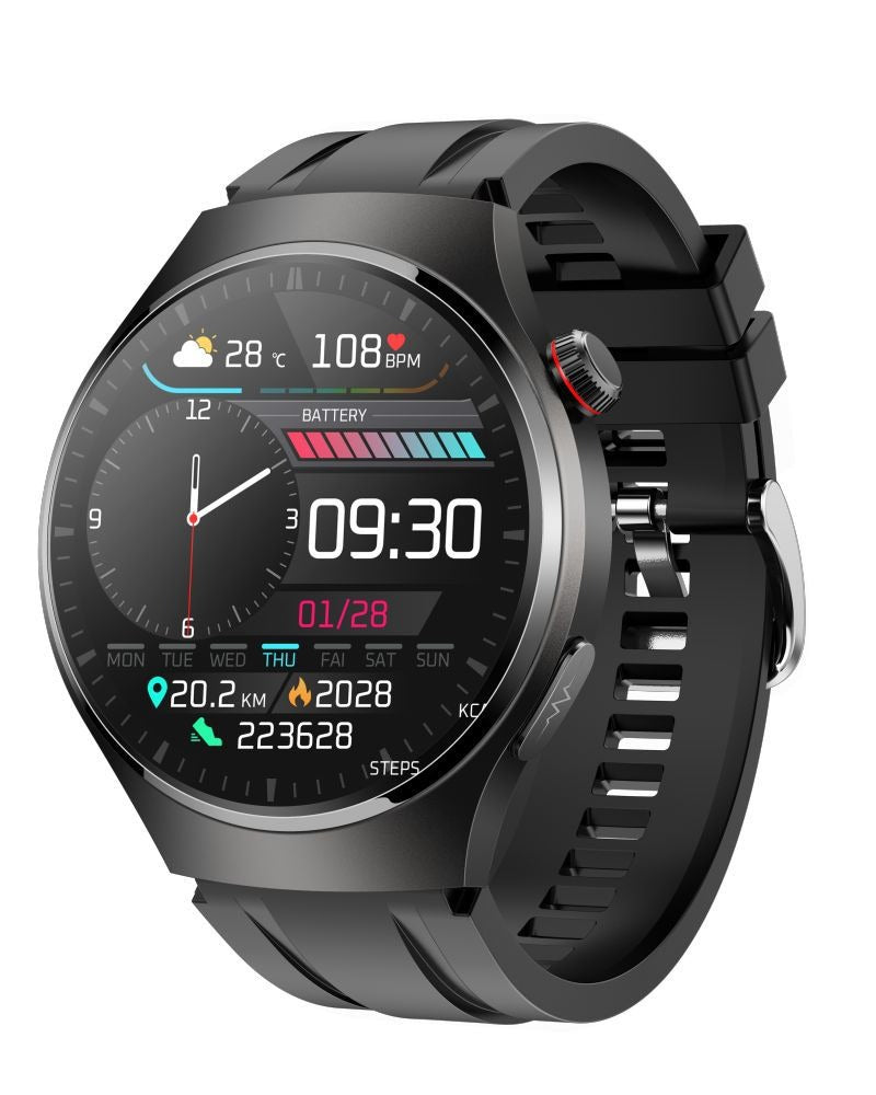Smart watch non-invasive blood glucose measurement AMOLED ECG heart rate monitoring Bluetooth call sports watch - Korvel