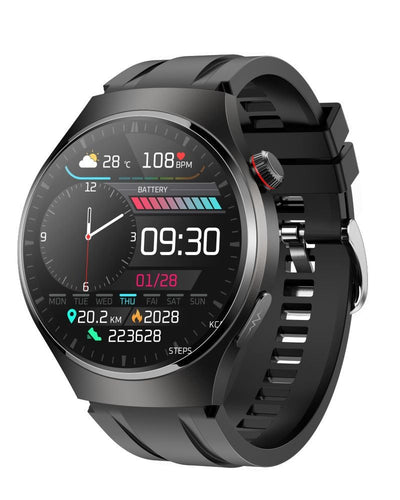 Smart watch non-invasive blood glucose measurement AMOLED ECG heart rate monitoring Bluetooth call sports watch - Korvel