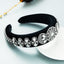 Hair Hoop Heavy Craft Retro Palace Feng Shui Drill Sponge Head Hoop Wide Side Baroque High Skull Top Hair Accessories - Korvel