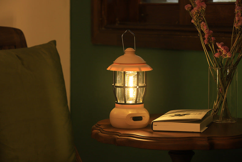 Vintage USB Camping Light for Outdoor Ambience