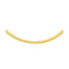 14k Yellow Gold Classic Omega Chain Necklace (4 mm)