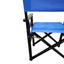Folding Chair Wooden Director Chair Canvas Folding Chair Folding Chair 2pcs/set populus + Canvas (Color : Blue) - Korvel