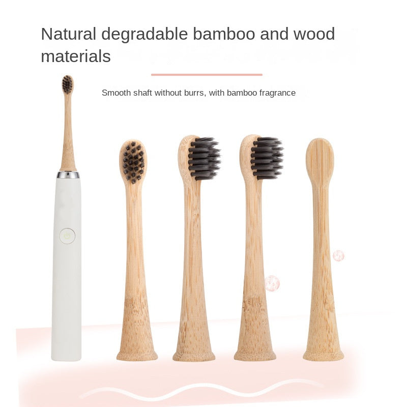 Children's bamboo toothbrush head compatible with Feili Neutral Pu 3/6/9 series toothbrush head - Korvel