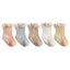Korean Style Baby Socks with Floral Lace