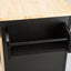 Kitchen Island & Kitchen Cart Mobile Kitehcn Island with Extensible Rubber Wood Table Top - Korvel