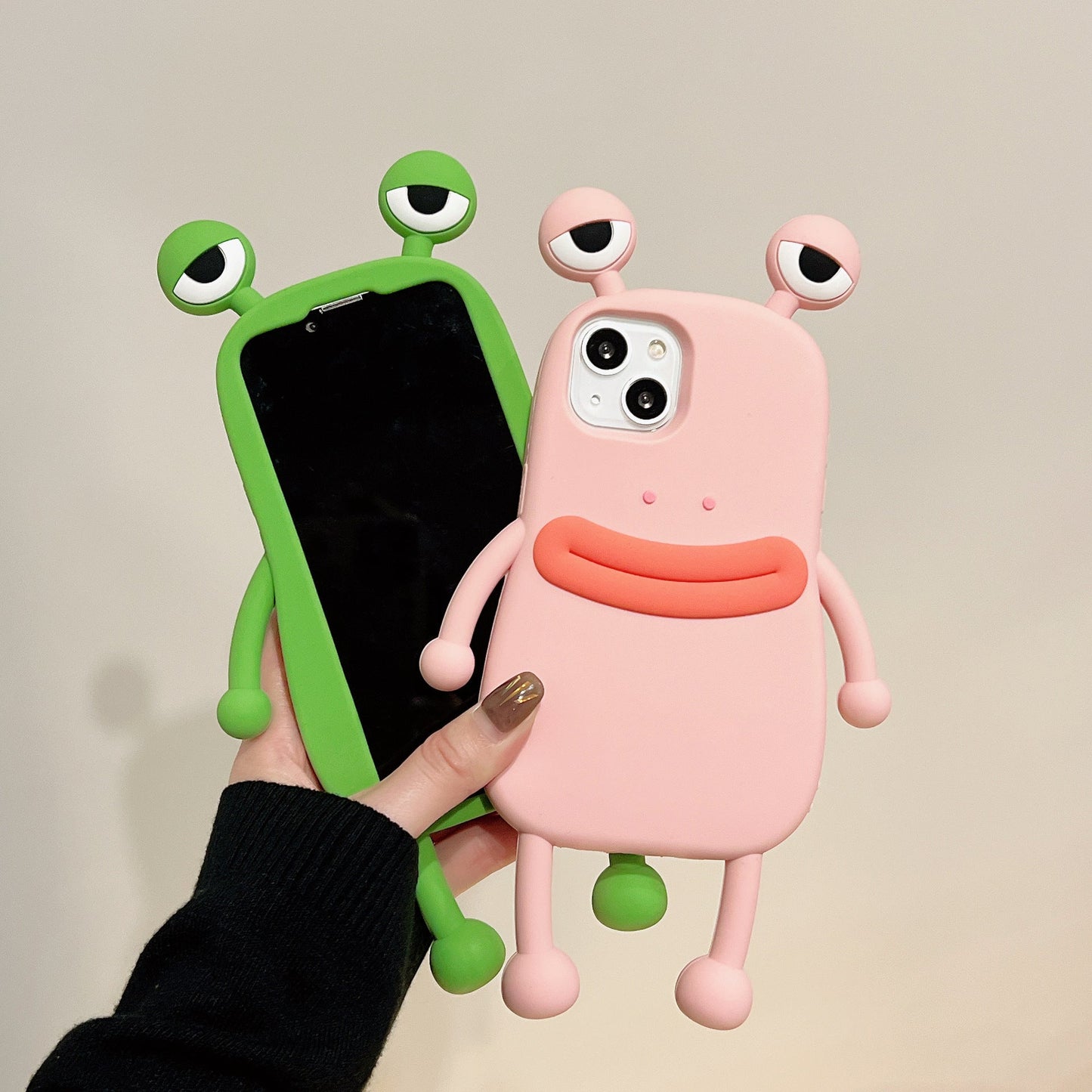 Funny Silicone 3D Frog Phone Case For IPhone 14 13 11 12 Pro Max XS XR X 7 8 Plus SE Cartoon Cute Shockproof Bumper Cover - Korvel