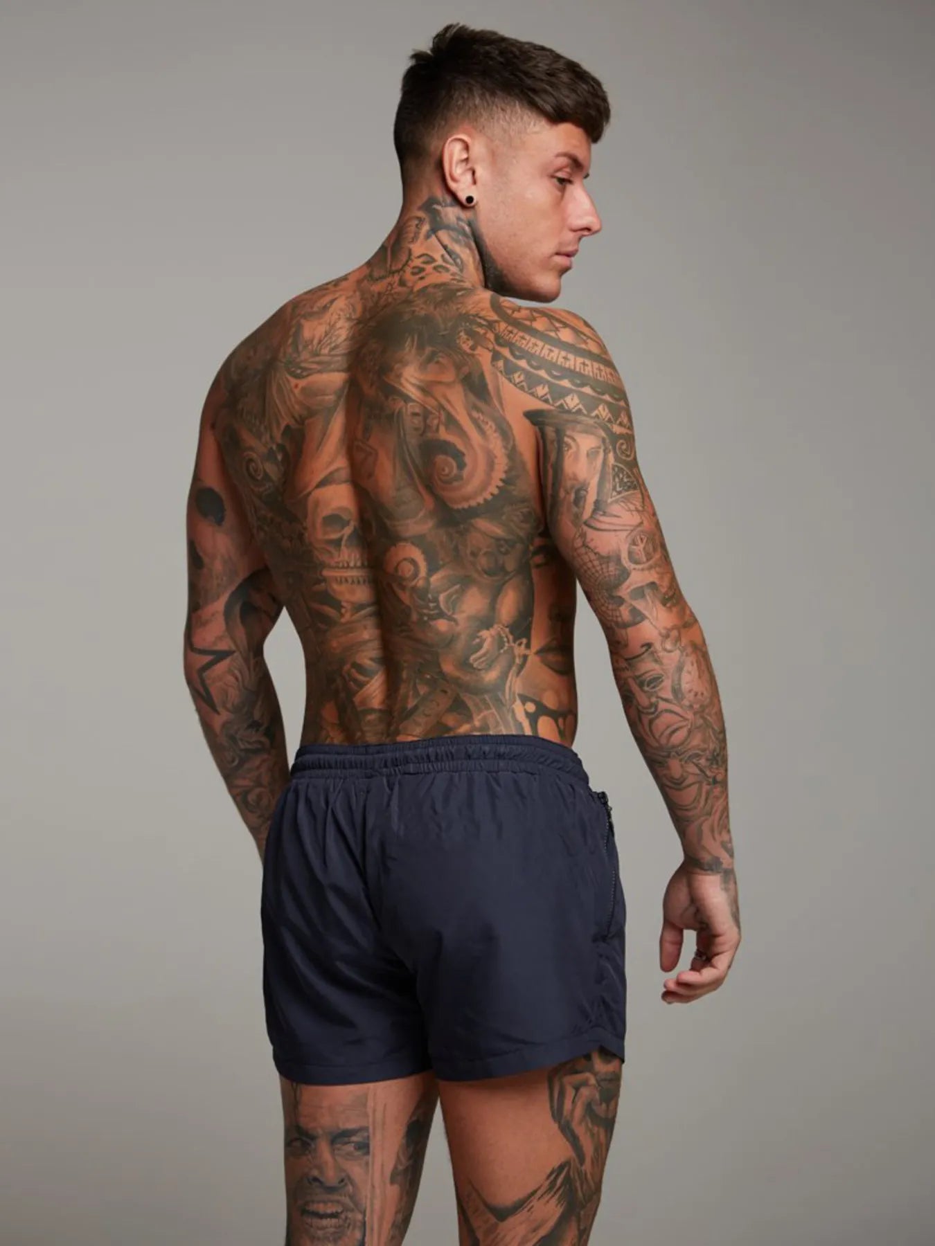 Shorts actifs pour hommes grande taille avec cordon de serrage et poches