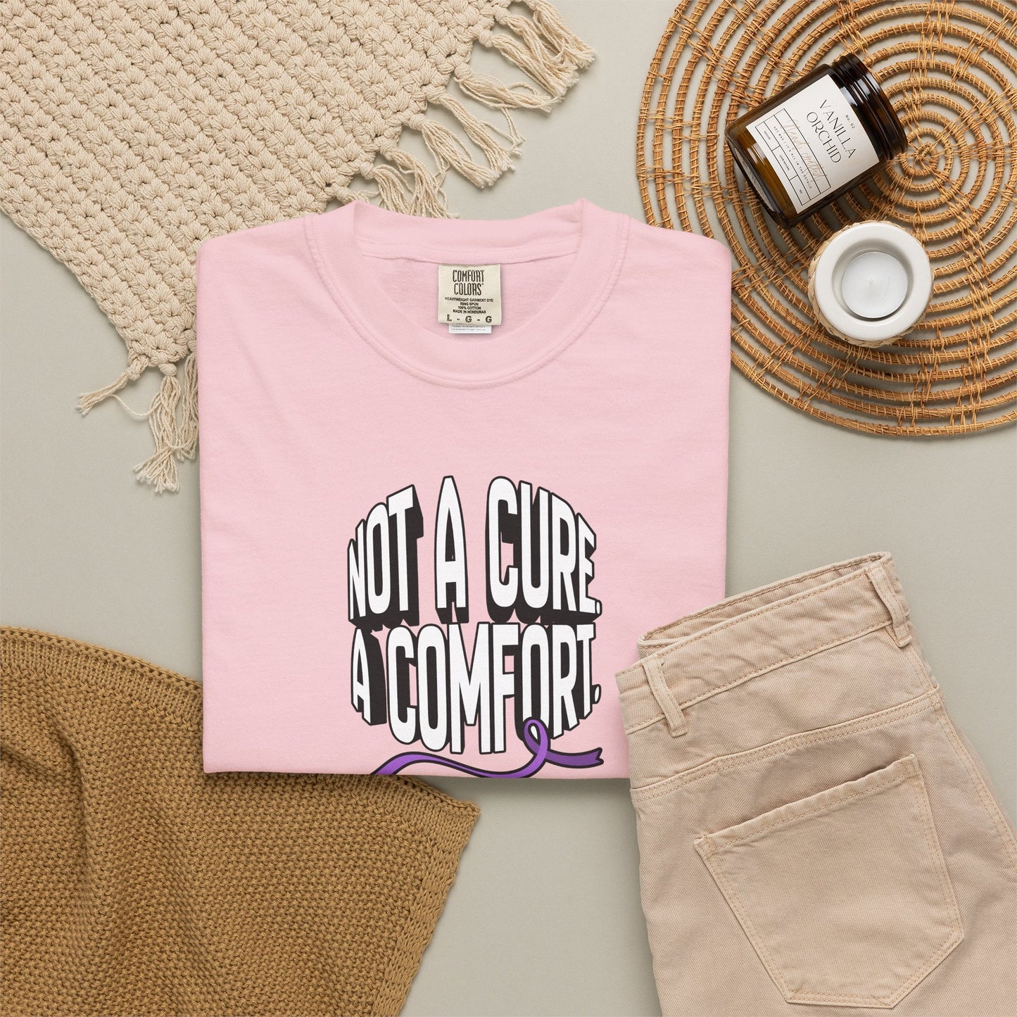 Pas un remède, un vêtement de confort - T-shirt teint en pièce