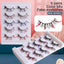Color false eyelashes 5D multi-layer thick cross mink eyelashes 5 pairs of eyelashes - Korvel