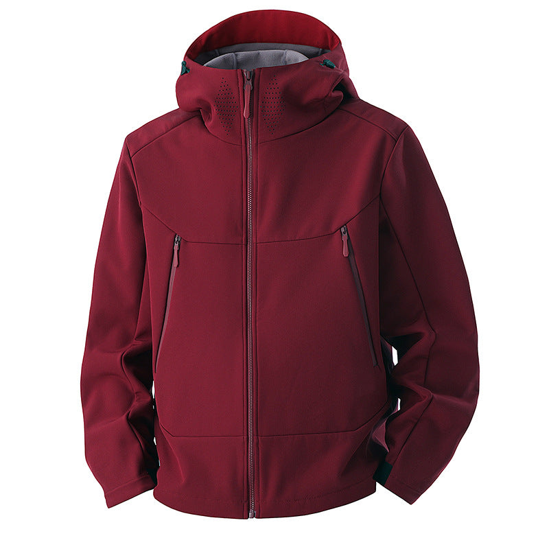 Veste imperméable et coupe-vent en soft shell pour homme