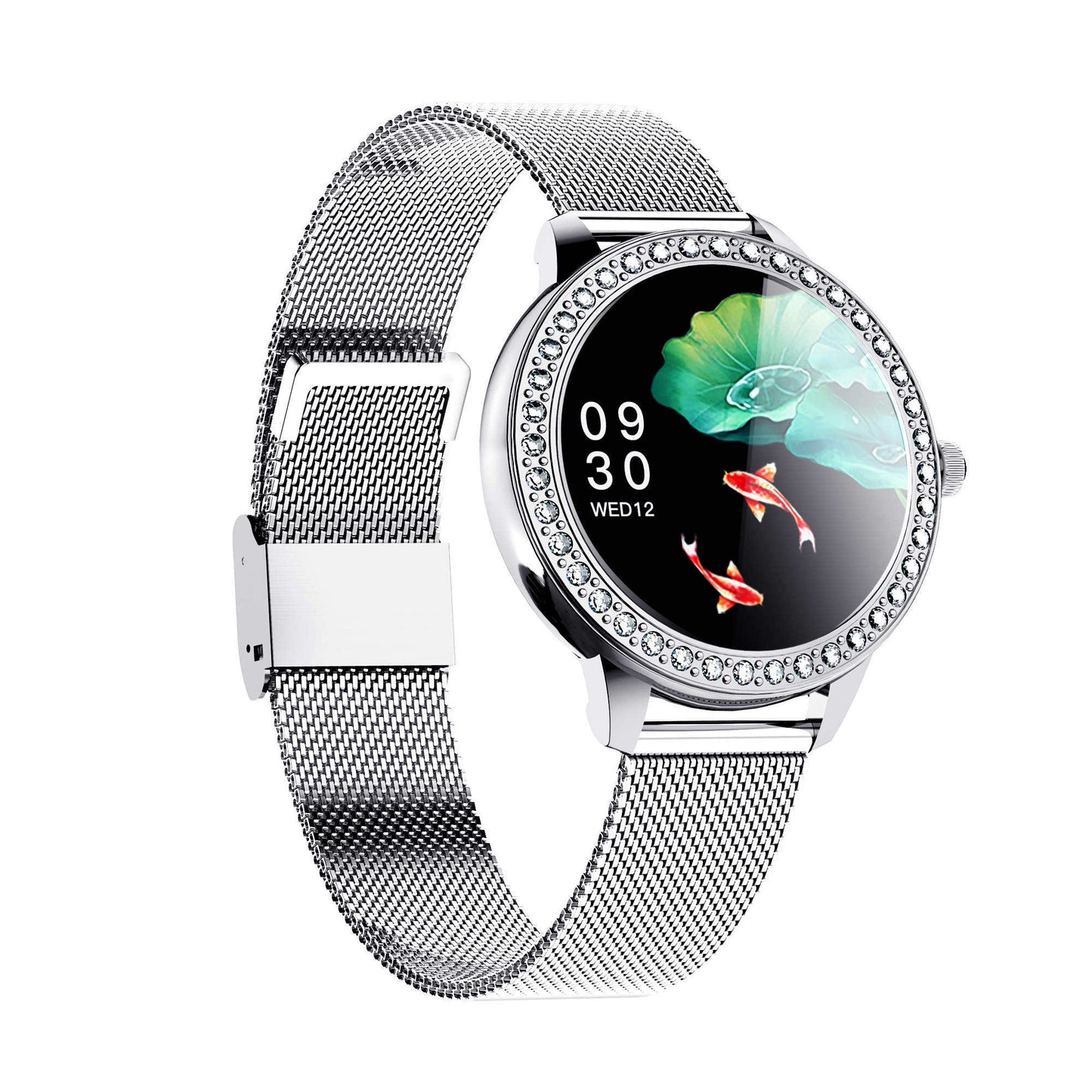 SN91 Smart Watch Full Circle Female Physiological Blood Pressure Monitoring Sports Waterproof Bluetooth Bracelet - Korvel