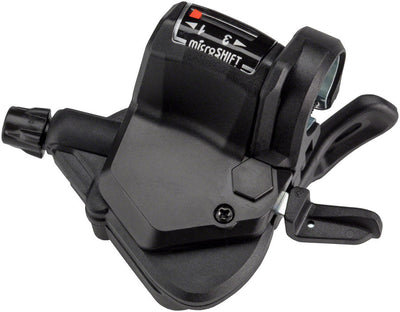 microSHIFT Mezzo Left Thumb-Tap Shifter with Optical Gear Indicator