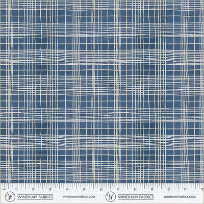 String Theory Plaid Clueprint Cotton Fabric - 43"/44" Per Yard