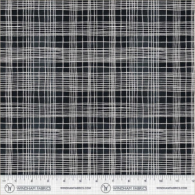 String Theory Plaid Space Tunnel Cotton Fabric - 43"/44" Per Yard
