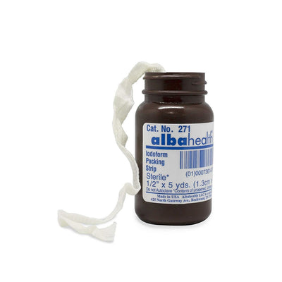 Tira de Empaque de Heridas Antiséptica Dukal - Estéril, 1/4 Pulgada x 5 Yardas