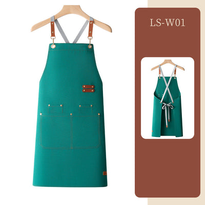 Waterproof apron customized logo printing for catering - Korvel