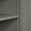 Buffet de rangement TREXM gris antique à 4 portes avec étagères réglables