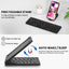 Ultra Slim Folding Portable Bluetooth Keyboard