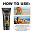 Tropical Self-Tanning Body Cream, Natural Wheatskin Moisturizing And Moisturizing Cream For Tanning And Tanning - Korvel