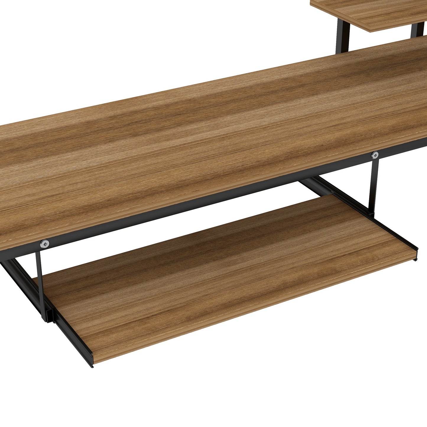 Loft Bed with Desk and Shelf   Space Saving Design Twin - Korvel