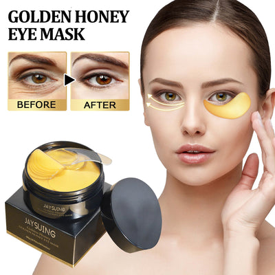 Masque pour les yeux au collagène d'escargot doré pour l'hydratation et la fermeté
