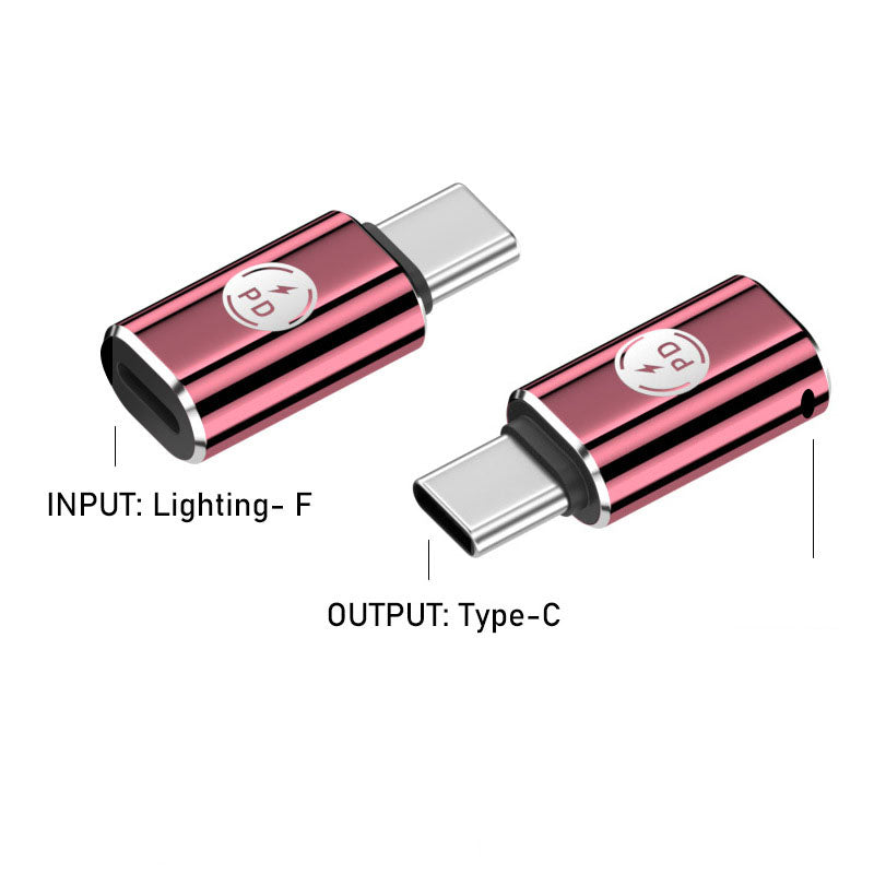 Lighting female to TYPE-C male 27W fast charging adapter suitable for Apple 15 mobile phone charging converter - Korvel
