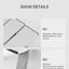 Black Lightweight Portable Folding Ultralight Roll Up Mini Aluminum Picnic Camping Table Foldable For Outdoor Hiking - Korvel