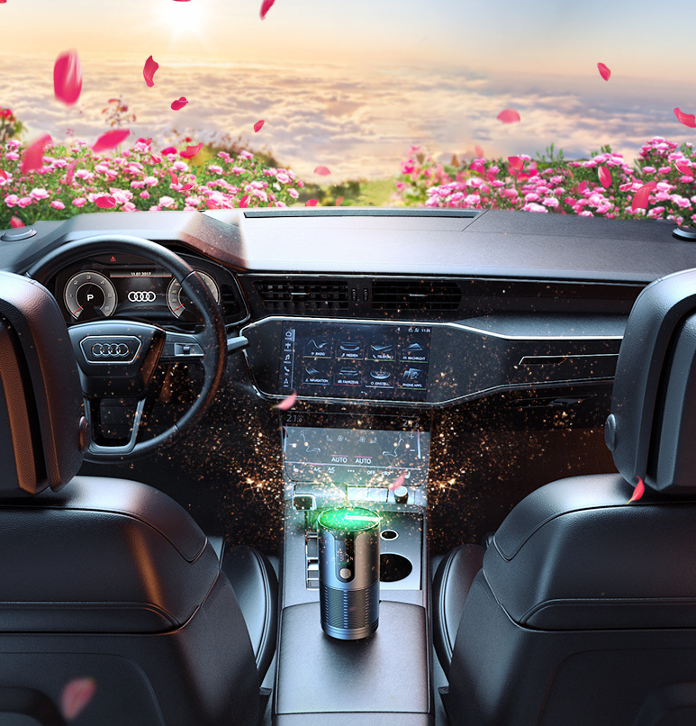 Intelligent Car Air Purifier with UVC Technology