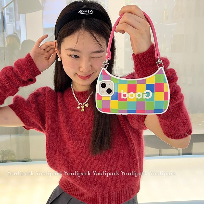 Fashion Handbag In Autumn And Winter Is Suitable For 13 Apple 14ProMax Phone Case iPhone12 All Inclusive 11 - Korvel