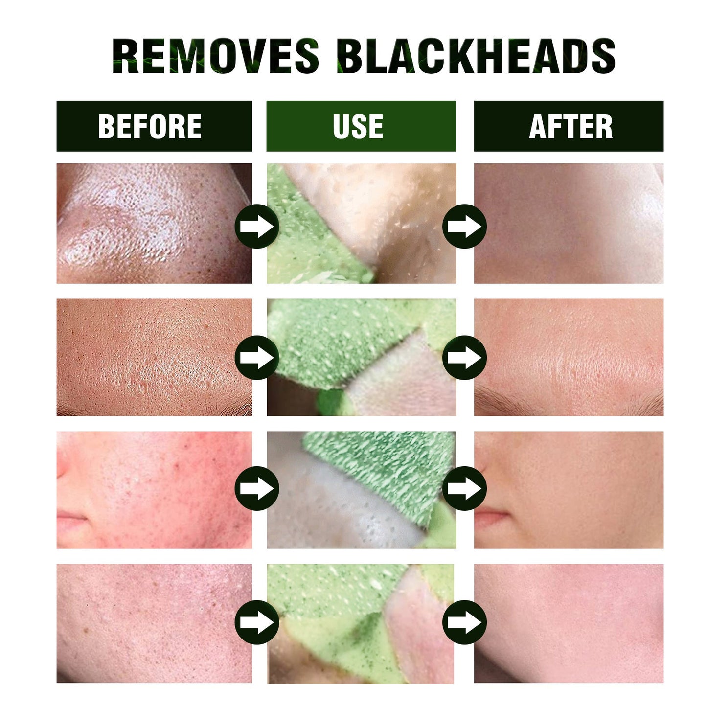 Green Tea Mud Mask, Cleansing Face Moisturizing And Hydrating Pore Cleaning Smear Mask - Korvel