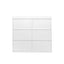 Elegant 10-Shelf Bookcase in White