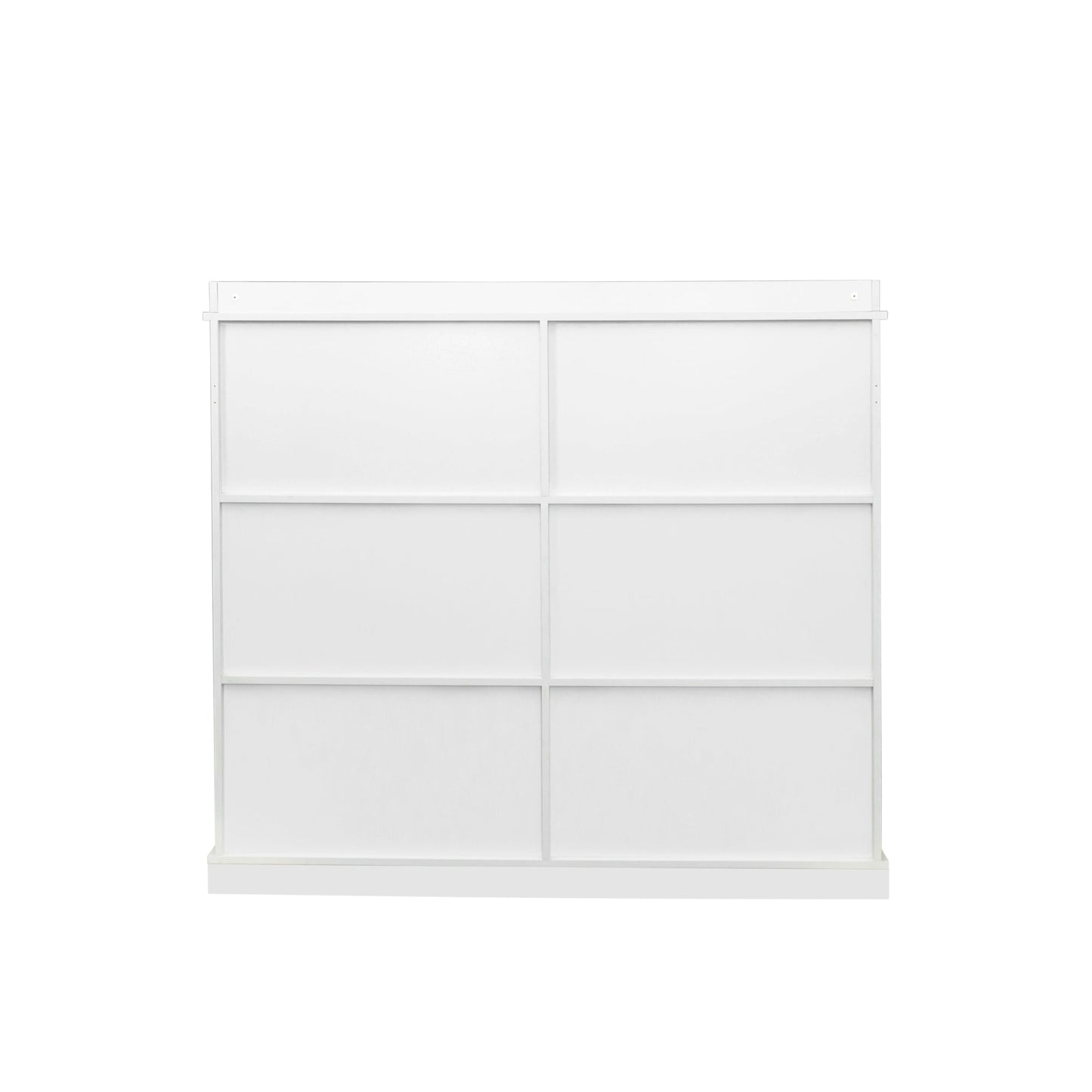 Elegant 10-Shelf Bookcase in White