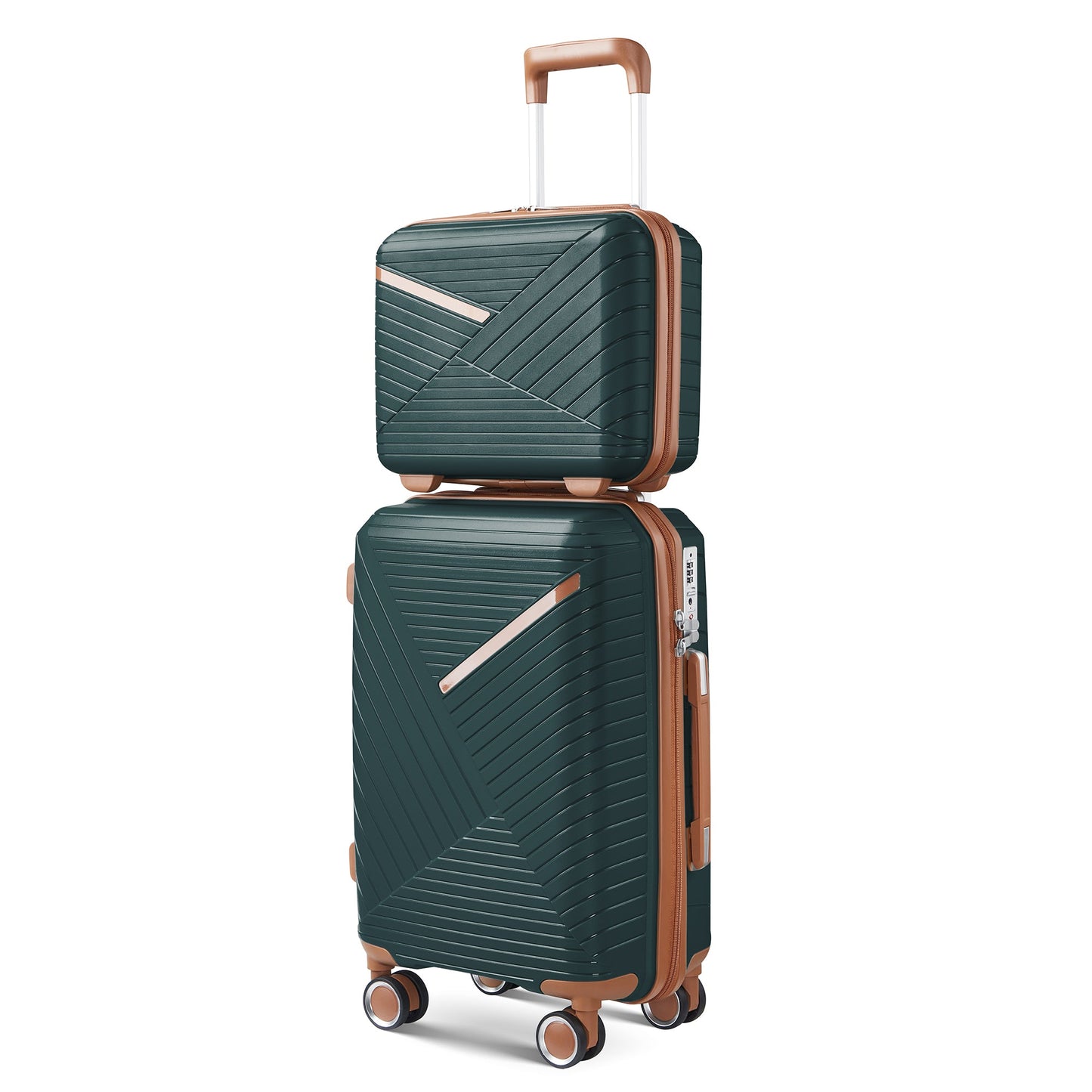 Premium 4-Piece Luggage Set with 360-Degree Spinner Wheels