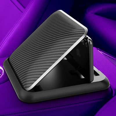 Premium Carbon Fiber Mobile Phone Holder with Sunshade