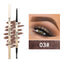 Natural Long-Lasting Waterproof Non-Fading Very Fine Three-Dimensional Not Easy To Smudge Double-Ended Small Gold Bar Eyebrow Pencil - Korvel