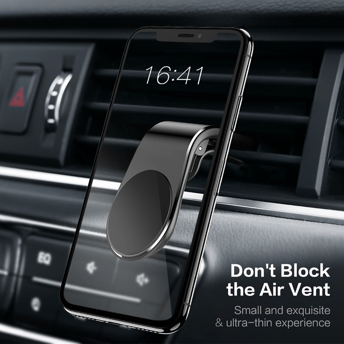 Premium Magnetic Car Phone Holder - L Shape Air Vent Mount