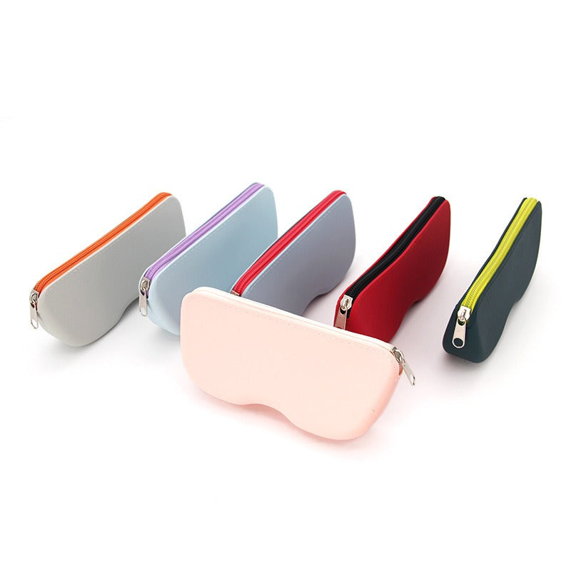 Silicone bag, waterproof, cosmetics, miscellaneous items, small change storage bag, eye bag, silicone storage bag - Korvel