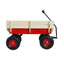 Outdoor Wagon All Terrain Pulling w/Wood Railing Air Tires Children Kid Garden（Red） - Korvel