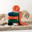 Christmas orange socks for children, winter thick INS trendy warm home socks, coral fleece flooring - Korvel