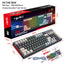 Premium RGB Wireless Gaming Keyboard with Dual-Color Keycaps